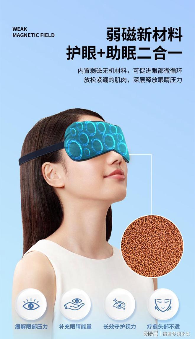 光赋能高质量深睡眠睡眠浅的都试试！尊龙凯时app真承堂护眼罩无死角遮(图3)